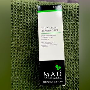 M.A.D skincare delicate skin cleansing gel - 200ml/6.75 fl.oz.